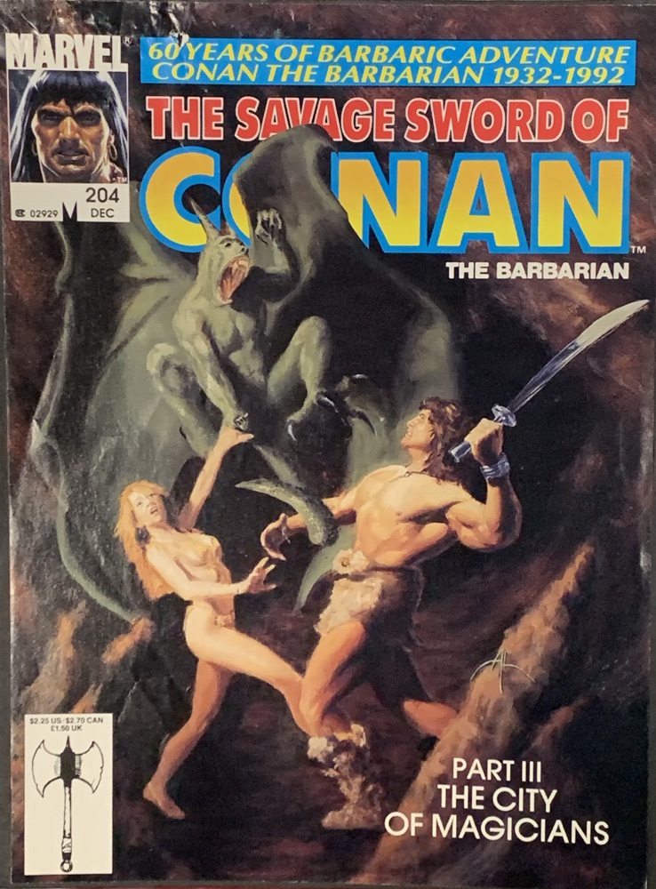 conan the barbarian cover art
